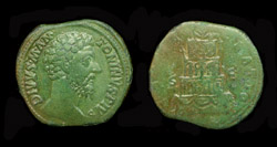 Divvs Antoninus Pius, Sestertius, Funeral Pyre Reverse, Outstanding!